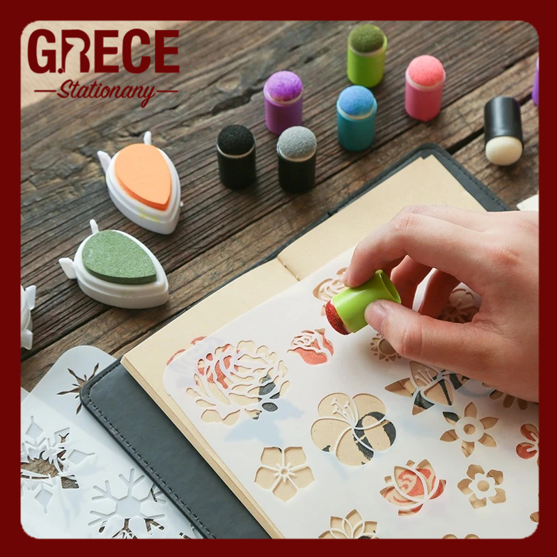 DIY Stamp Ink blending/DIY sponge finger cover for decoration | Shopee ...