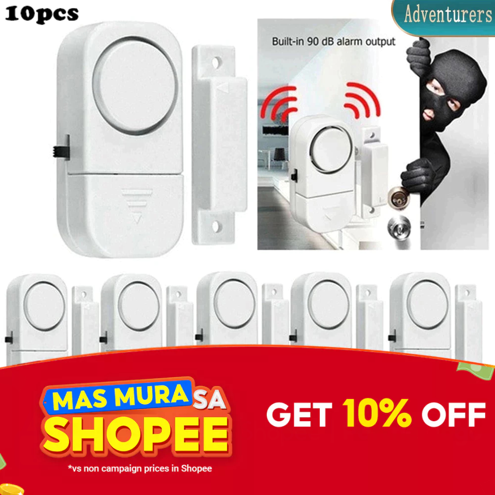 Adventurers Wireless Door and Window Entry Alarm Burglar Alarm Sensor System