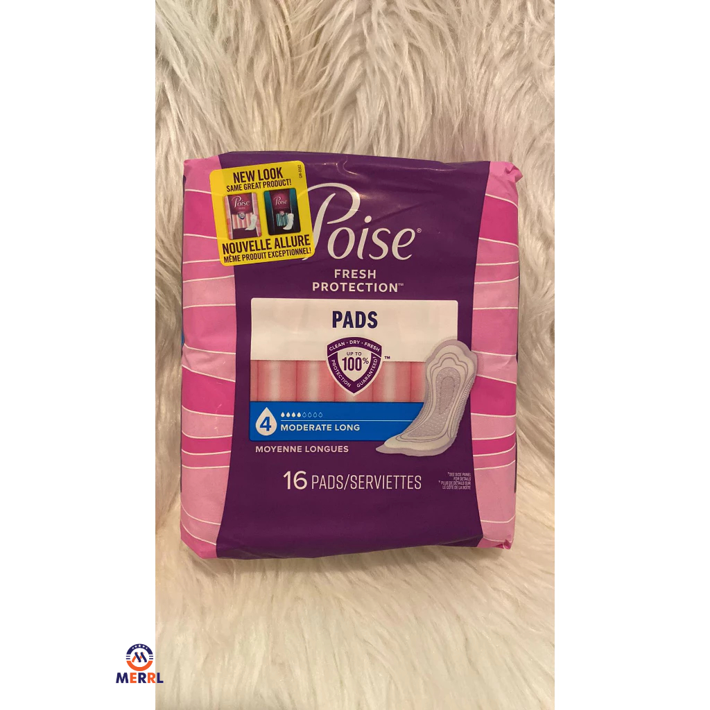 Poise Postpartum Incontinence Bladder Control Pads Moderate Absorbency