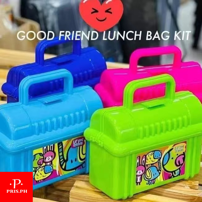 PRIS 1 SET Good Friend Lunch box kit Shopee Philippines