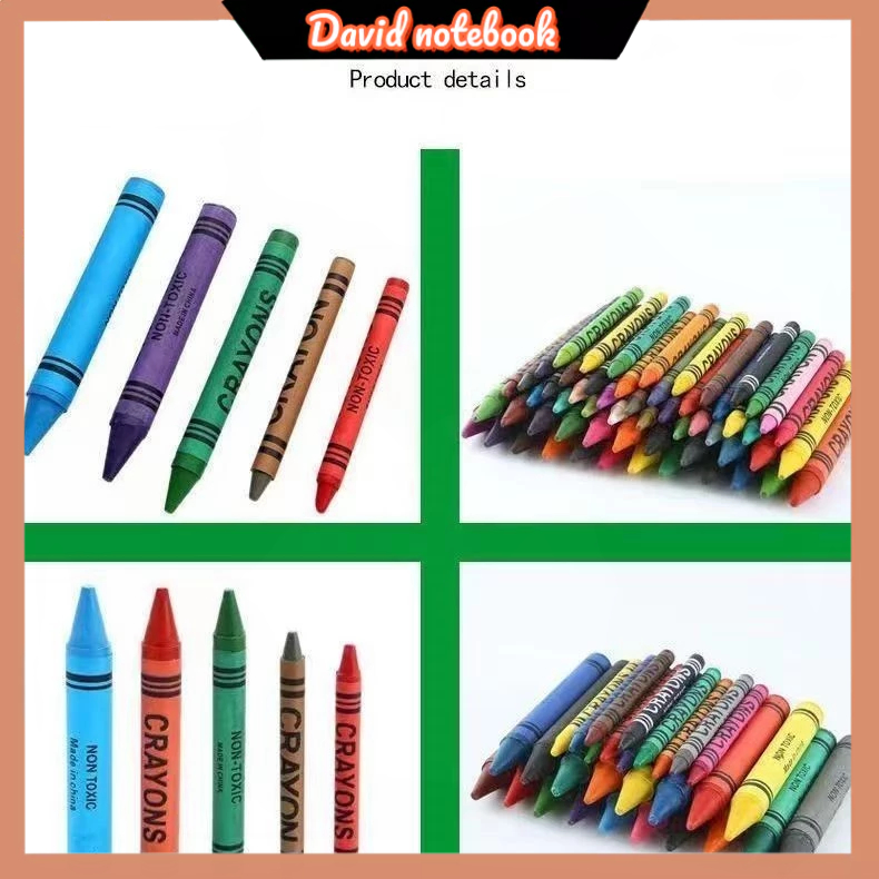 6/8/12/16/24PC Set Generic Crayon Crayons Set School Supplies Art ...