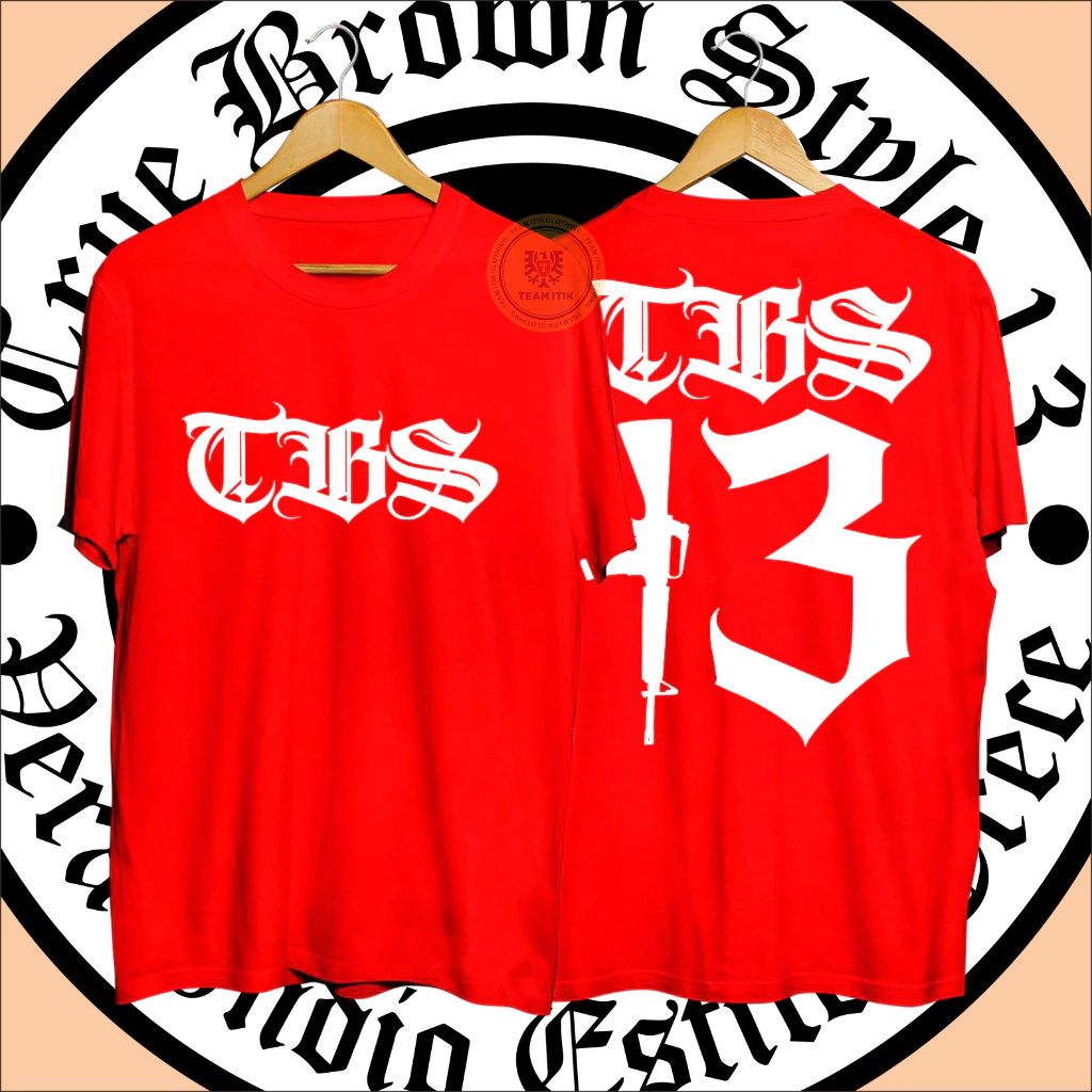 TBS13 truebrownstyle13 V1 classic cotton loose fraternity gangster T ...