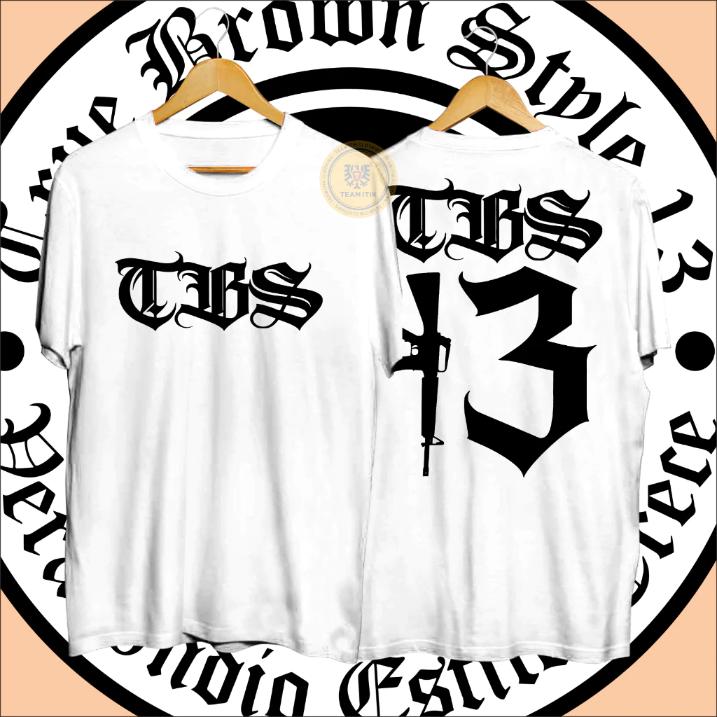 TBS13 truebrownstyle13 V1 classic cotton loose fraternity gangster T ...