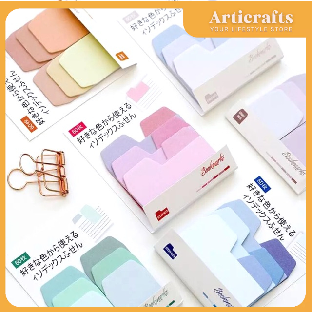 RESTOCKED ️Gradient Color Index Sticky Notes | Shopee Philippines