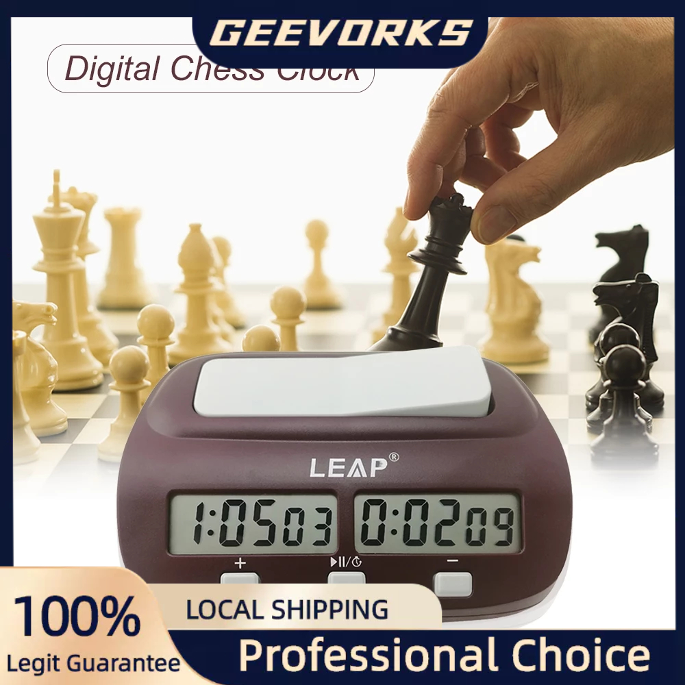 [LOCAL]Chess Game Clock Timer Digital Chess Alarm Clock Two LED Screen