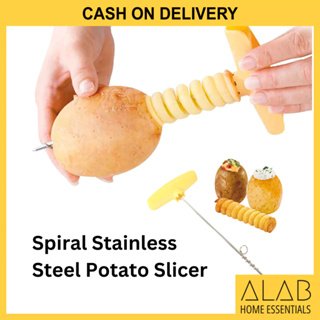 Stainless Steel Potato Slicer Cutter Machine Twister Curly Spiral French Fry