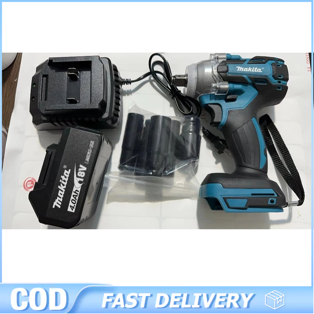 Makita Brushless Cordless Electric Impact Wrench 21V Rechargeable