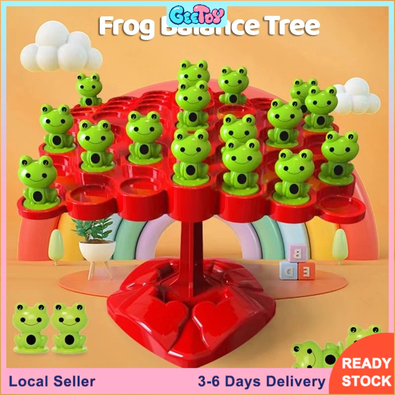 Geetoy Frog Balance Tree Parent-child Interaction Stackable Board Game ...