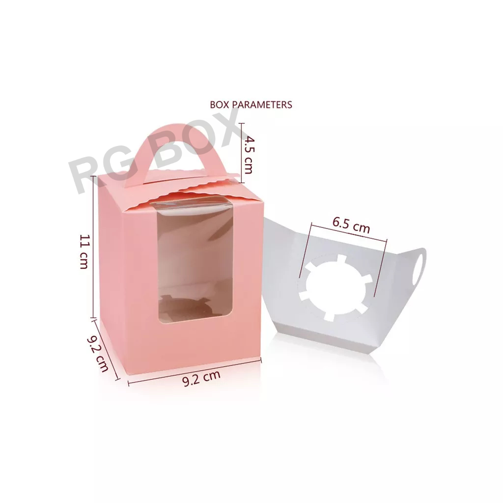 10PCS wholesale Pastry Box Single Solo Cupcake Box Cookies Boxes ...
