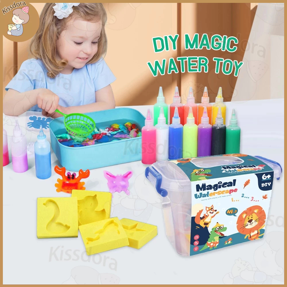 Lilo And Stitch Toys Kids DIY Magic Water Toy Children Handmade