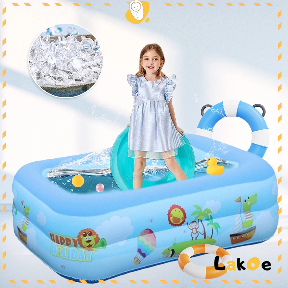 Lakoe Inflatable Swimming Pool for Kids Swimming Pool 1.2m Baby ...