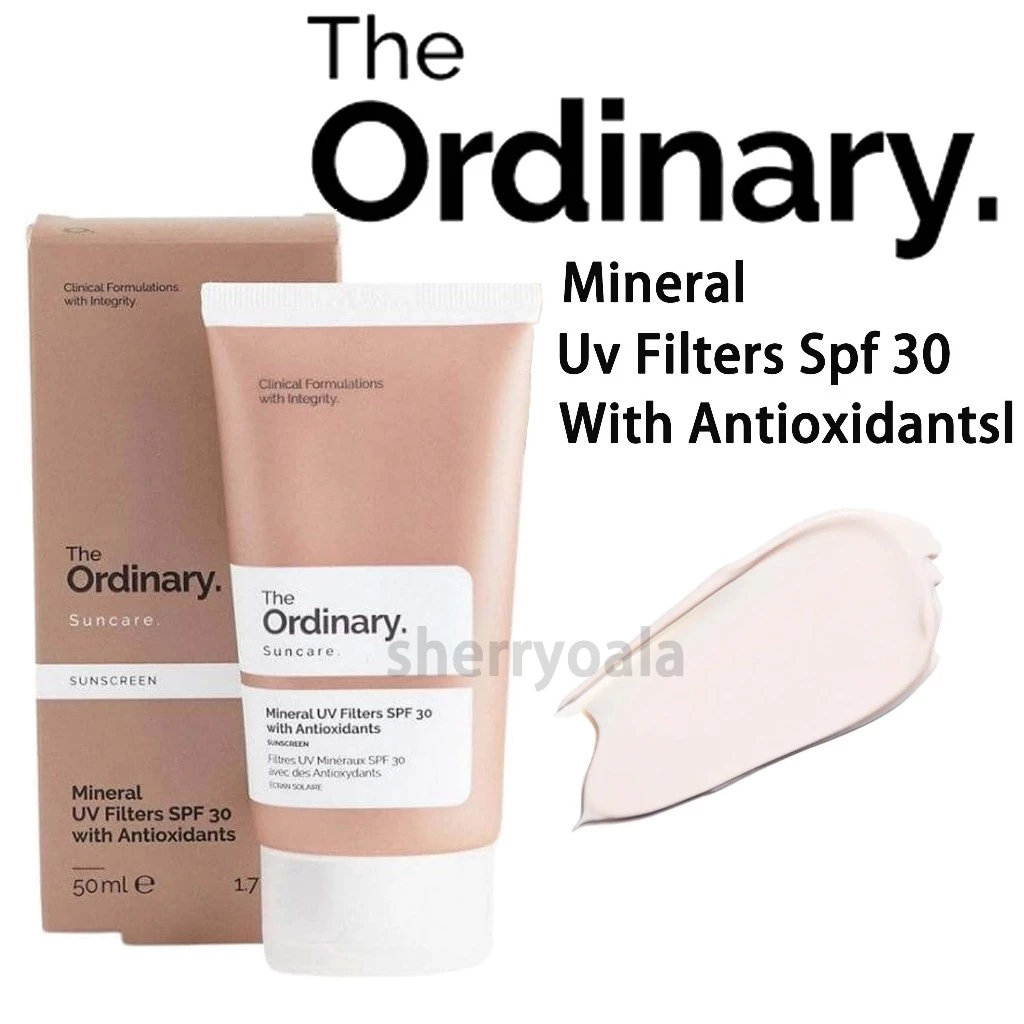 The Ordinary Sunscreen Mineral UV Filters SPF 30 with Antioxidants 50ml ...