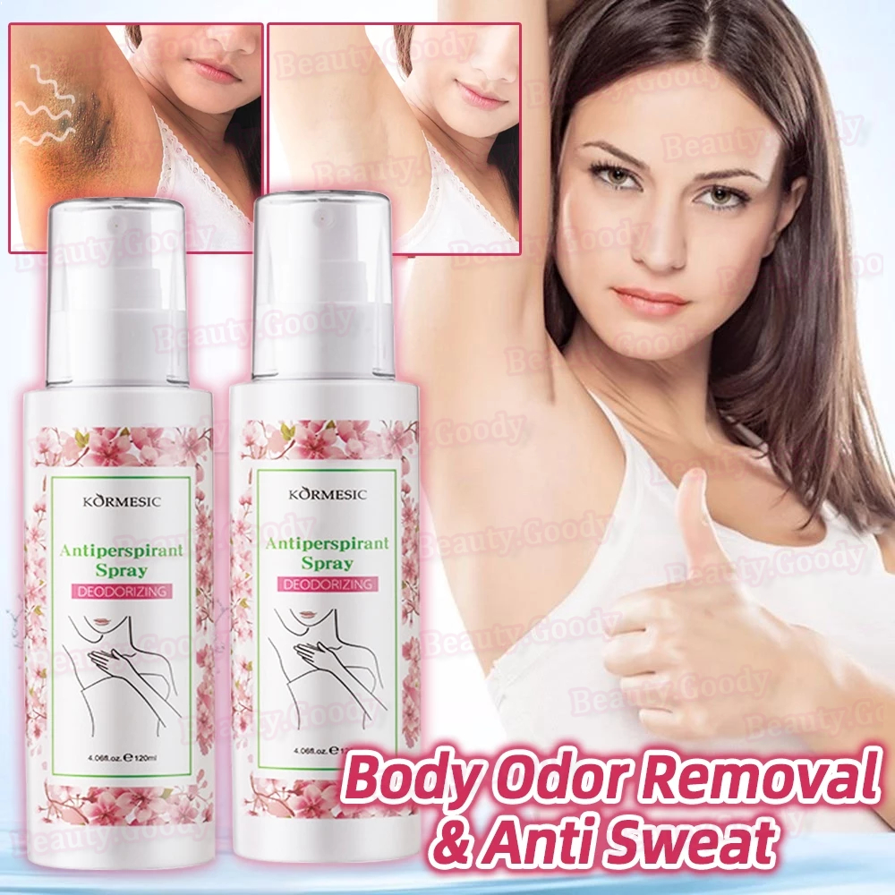 120ml Body Odor Removal Spray Underarm Deodorant 72h No Sweat