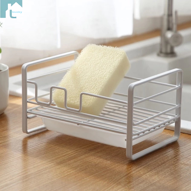 Kitchen sponge rack sponge drainage rack drain cloth sink storage rack ...