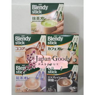 AGF BLENDY Cafe au lait Yasuragi Decaffeinated 7 Stick Made in Japan