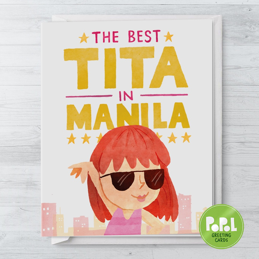 Popol - The Best Tita in Manila - Greeting Card for Tita Cute Funny ...