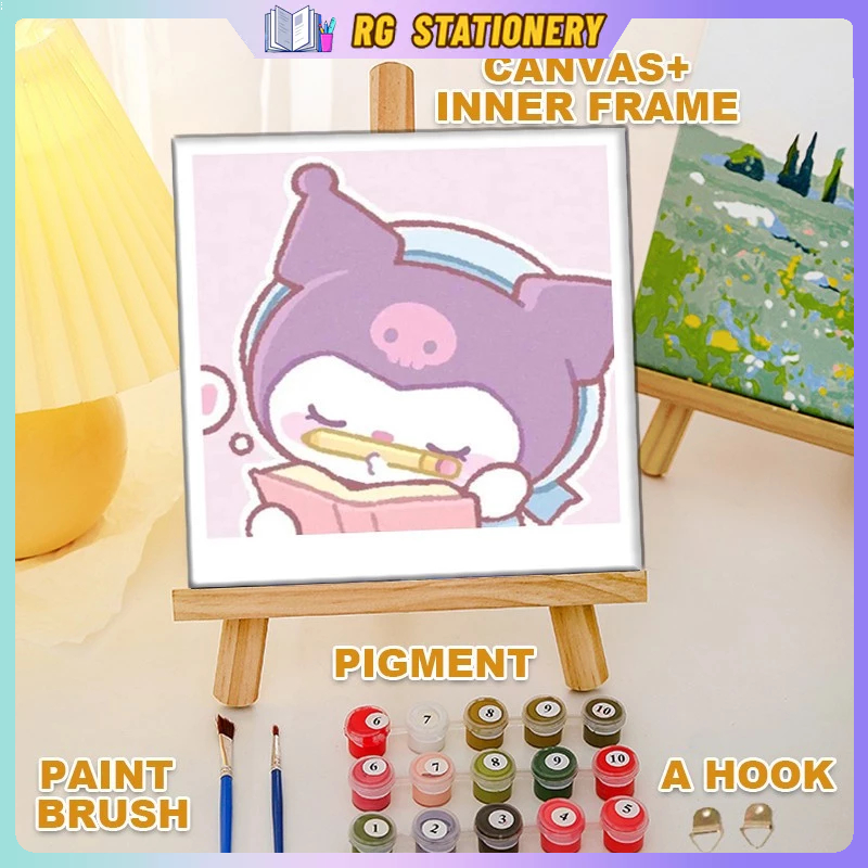 Tucocoo Cool Girl Oil Paint By Numbers For Adults Pink