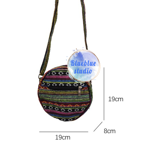 Round native sling bag hotsell