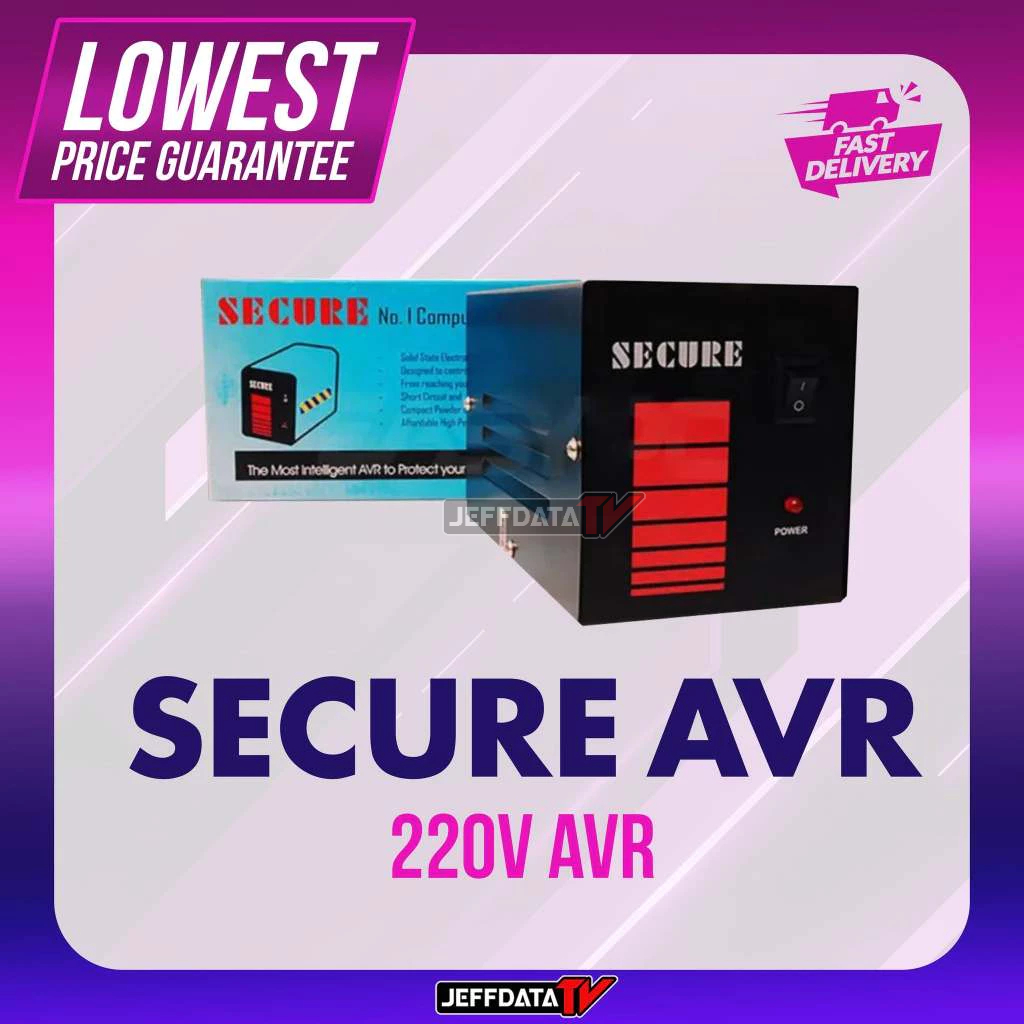 ACC AVR SECURE AUTO VOLTAGE REGULATOR. | Shopee Philippines