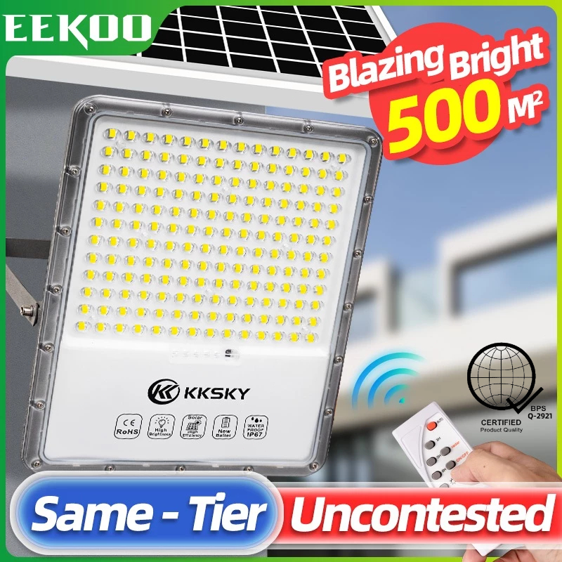 EEKOO Metal Aluminum Shell Solar Light Outdoor Highlight Waterproof ...