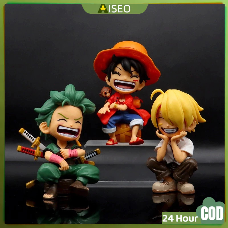 【COD】One Piece Figures Luffy Sanji Zoro One Piece Anime Figure Model ...