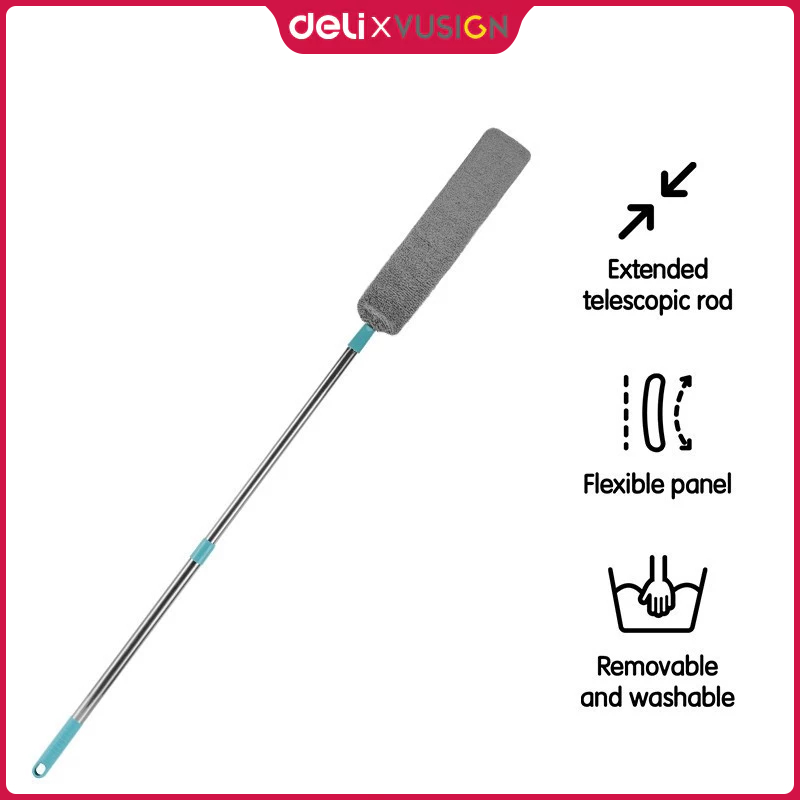 Deli Vusign Dust Removal Duster Washable Adjustable Telescopic Rod ...