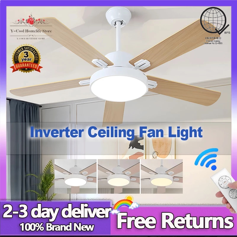 Ceiling Fan With Light Big Size Nordic Industrial Chandelier Ceiling ...