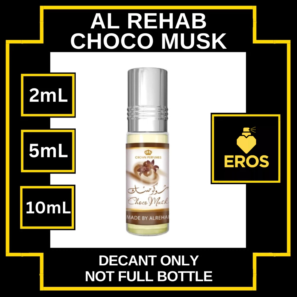 Choco Musk Al Rehab 1mL 2mL 5mL DECANT perfume sample spray vial ...