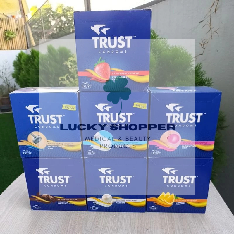 TRUST Condoms (sold per box) DISCREET PACKAGING | Shopee Philippines