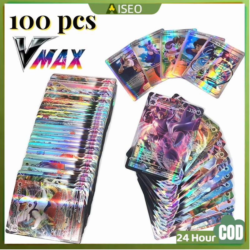 100 pcs vmax pokemon cards Amazon.com: 3 Pokémon Card Vmax Bundle - 1 Secret Rare Card - No Duplicates main image 0