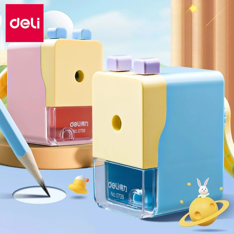 Deli 0739 Pencil Sharpener Machine Rotary Sharpener for Graphite Pencil ...