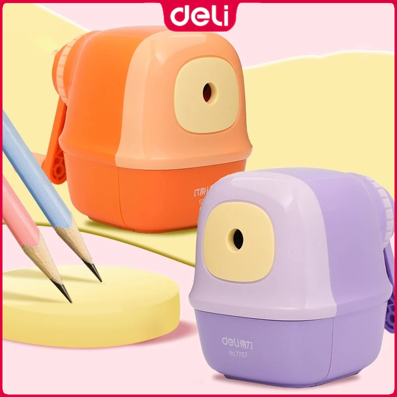 Deli 71157 Pencil Sharpener for Graphite Pencil φ6.9-8mm | Shopee ...
