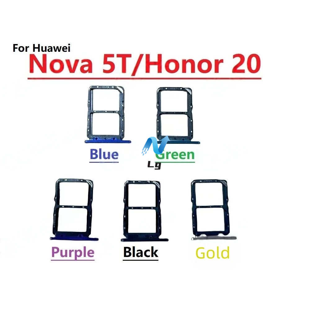 sd card holder slot sim card tray For Huawei Nova 5T 5 5pro 5ipro 5Z 3E ...