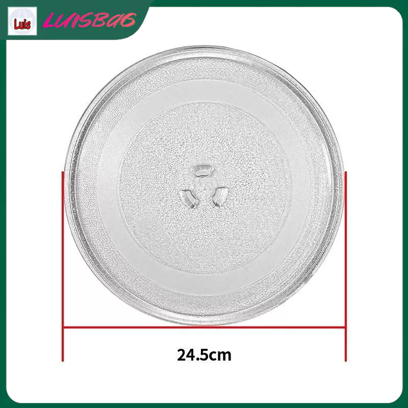 24.5cm Y-Type Universal Microwave Oven Glass Turntable Plate Heat ...