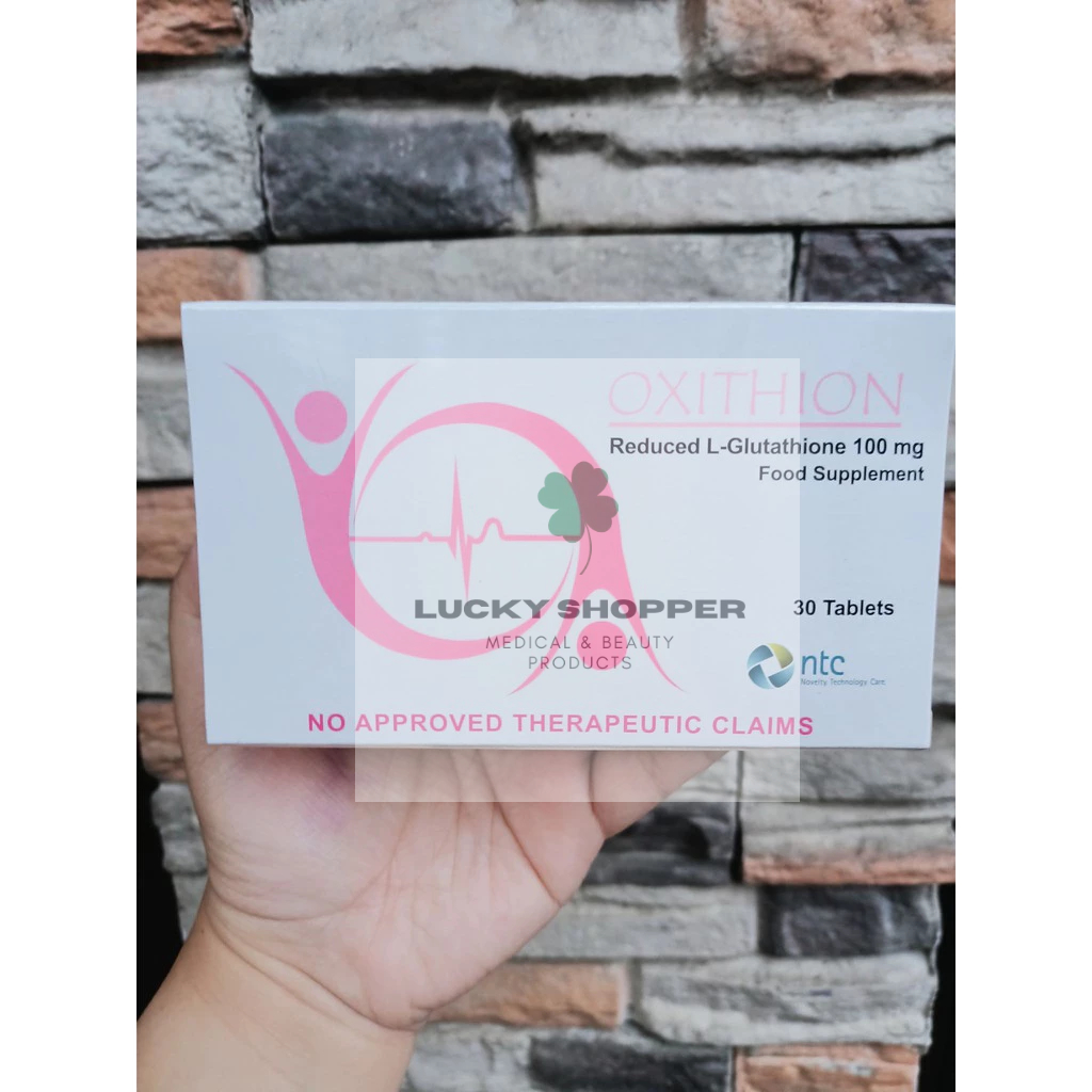 Oxithion Reduced L- Glutathione 100mg Food Supplement 30 tablets | Shopee  Philippines