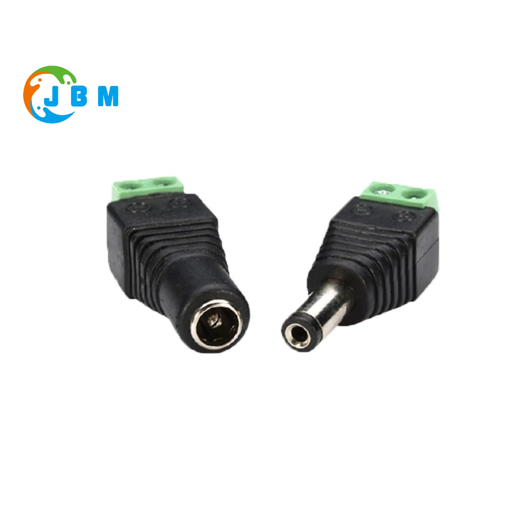 1PC Female Male DC Power Jack Connector Crimp Terminal Block Plug ...