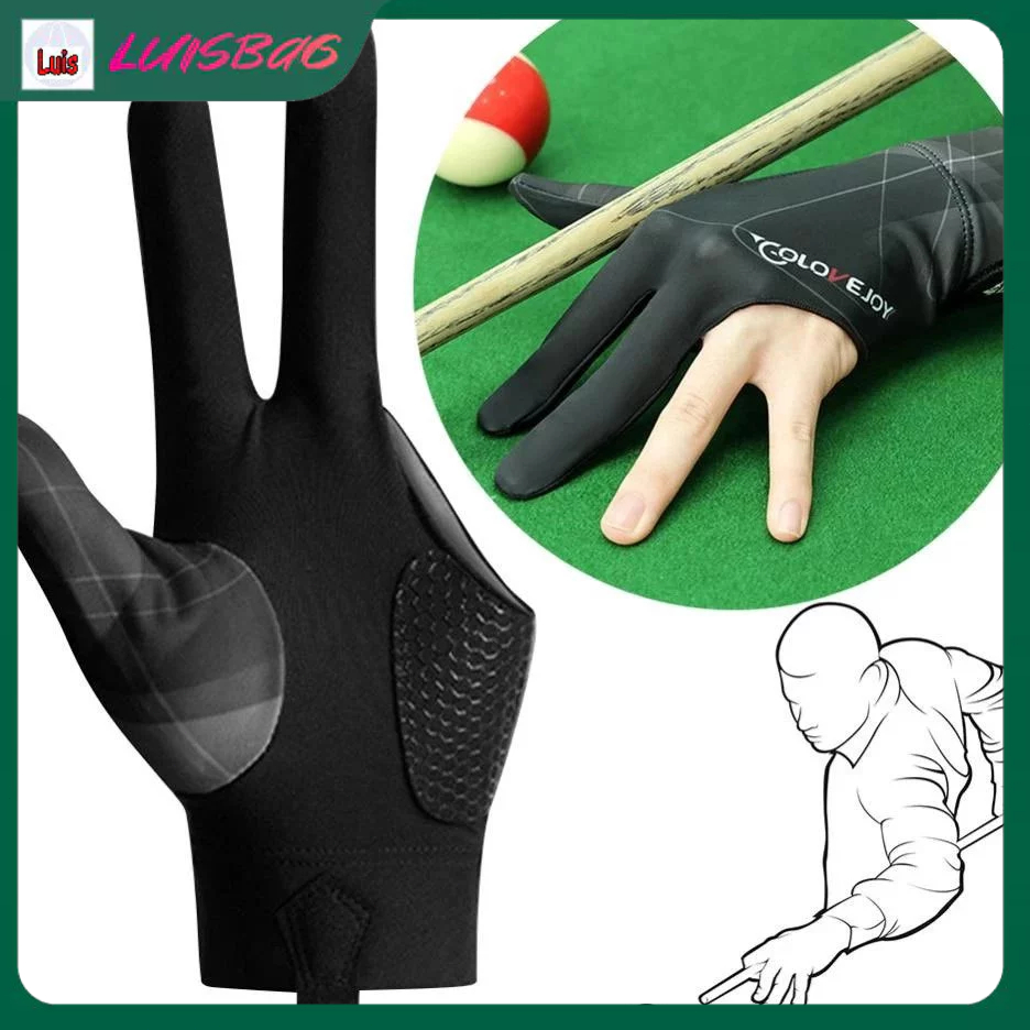 Snooker Billiard Gloves Portable Breathable Elastic Left and Right Hand ...