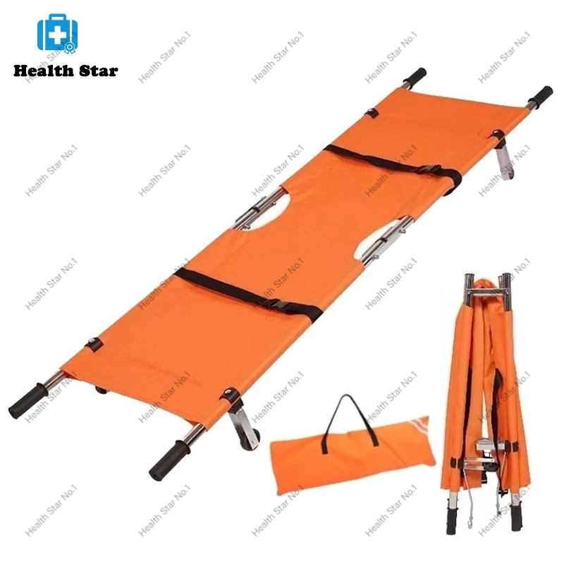 Folding Stretcher Portable Folding Bed With Bag Emergency-Goods ...