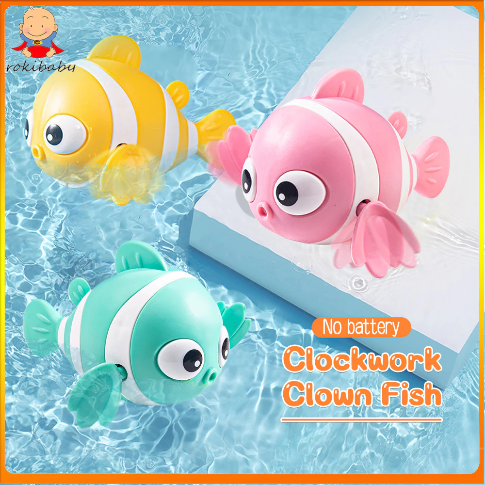 Rokibaby Clockwork Fish KN Bath KNs For Kids Swimming KNs | Shopee ...