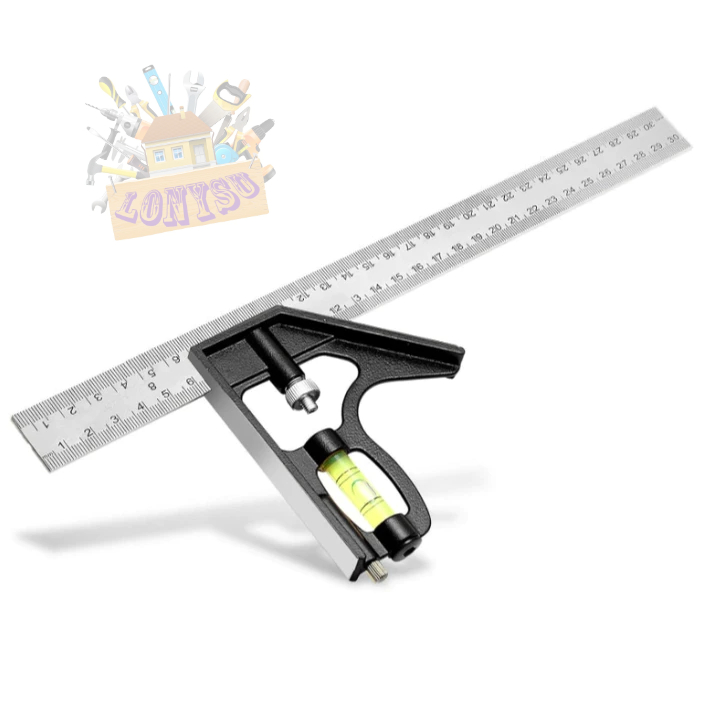 Lonysu.Ph Metric Ruler Combination Level Gauge Adjustable Square ...