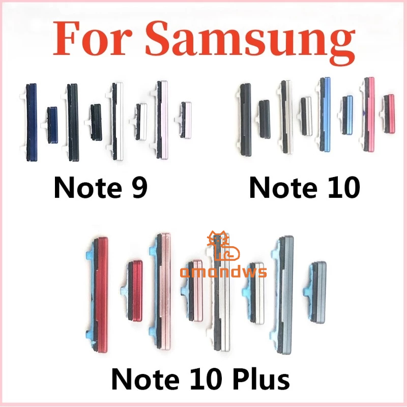 Samsung Galaxy Note 9 10 Plus Power Button + Volume Side Button Key ...