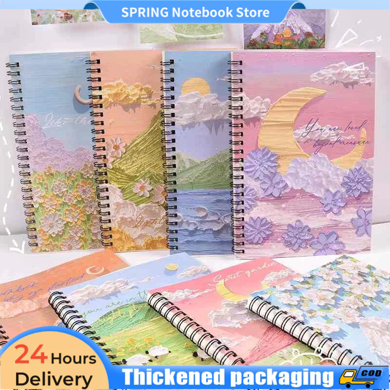 Korean version of the coil notebook (10PCS) rollover notepad A5 ...