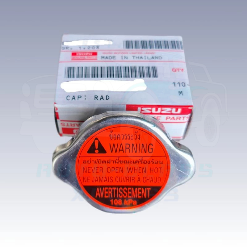 Isuzu Genuine Radiator Cap for Isuzu mu-X & Isuzu D-Max 108kpa or 1.1 ...