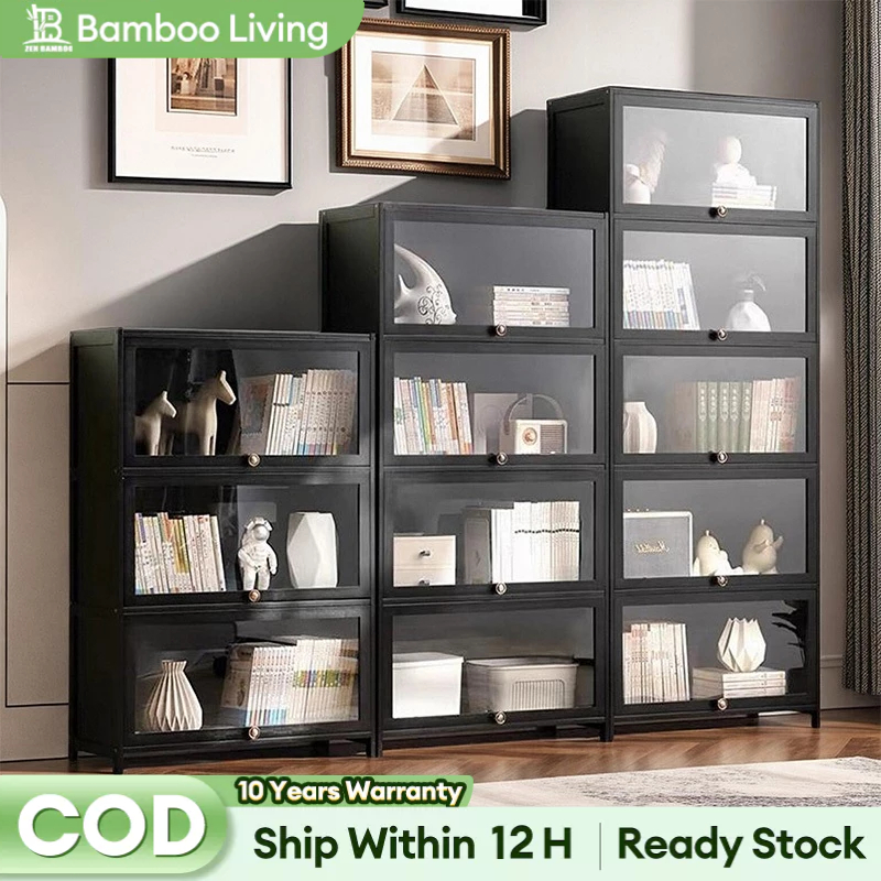 【On Hand】Dustproof Storage Cabinet Kitchen Dust Cabinet Rack Carbon ...