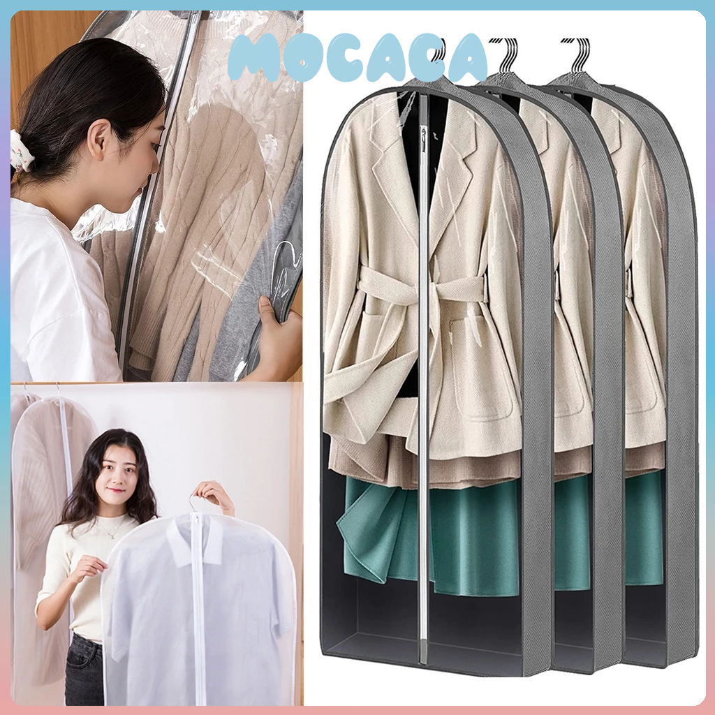 PEVA Clothes Cover Dust Cover 3D Household Closet Clothes Dust Cover ...