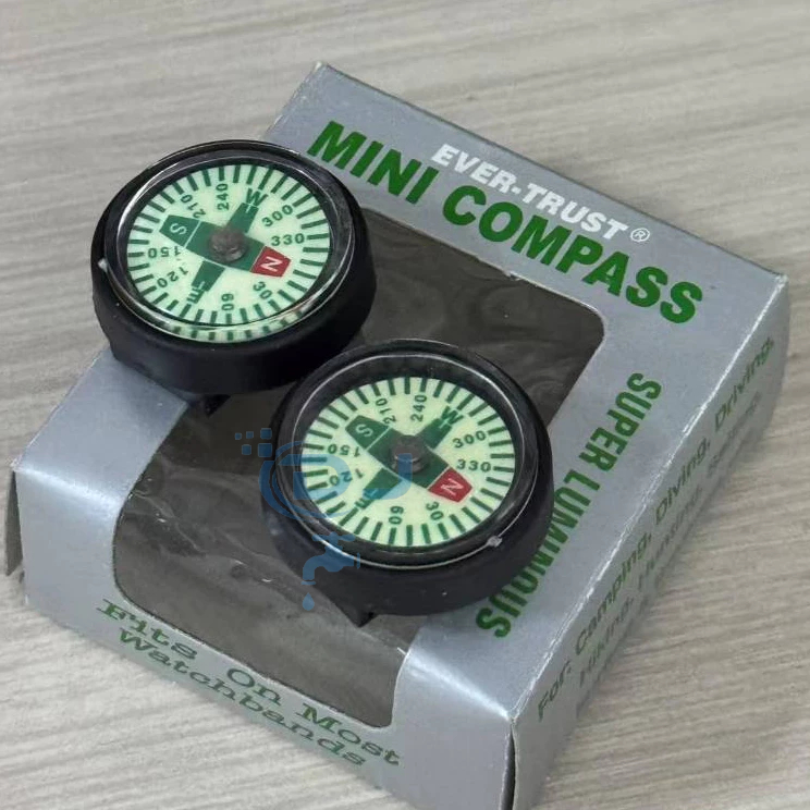 2pieces Mini compass super luminous wrist compass north navigation ...