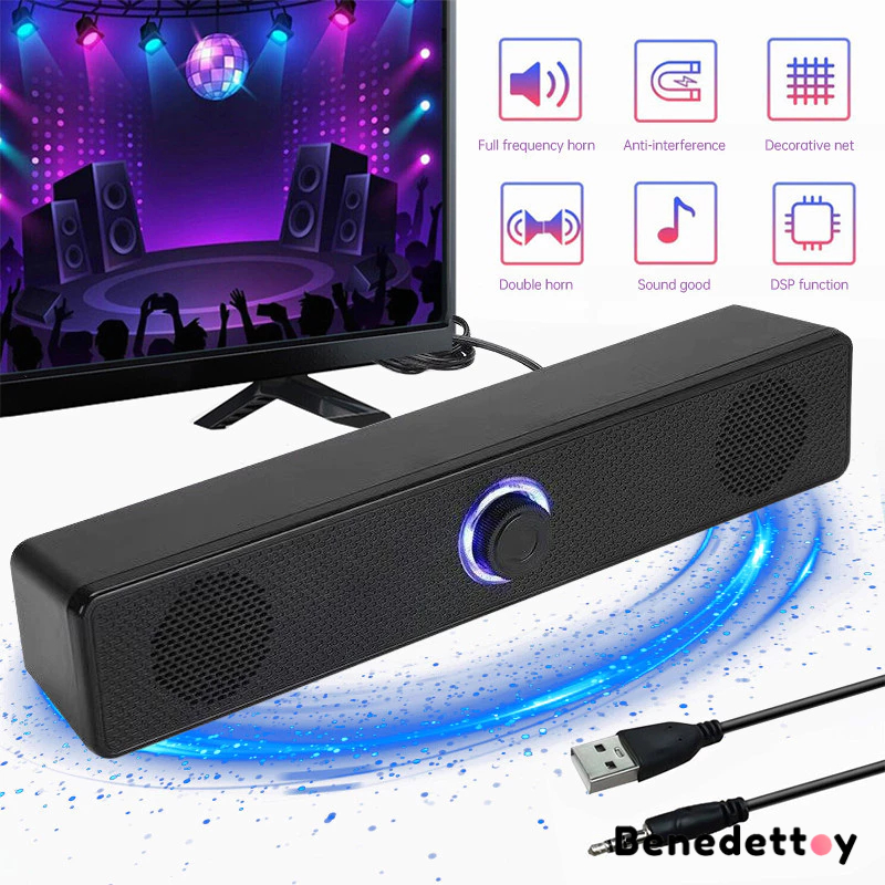 Laptop Desktop Computer Sound Desktop Home Small Speaker Dual Speaker ...