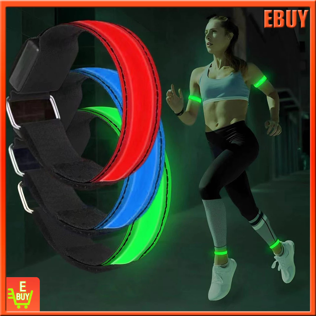 Night Running Safety Reflective Warning Lamp Gear 2pcs Running LED ...