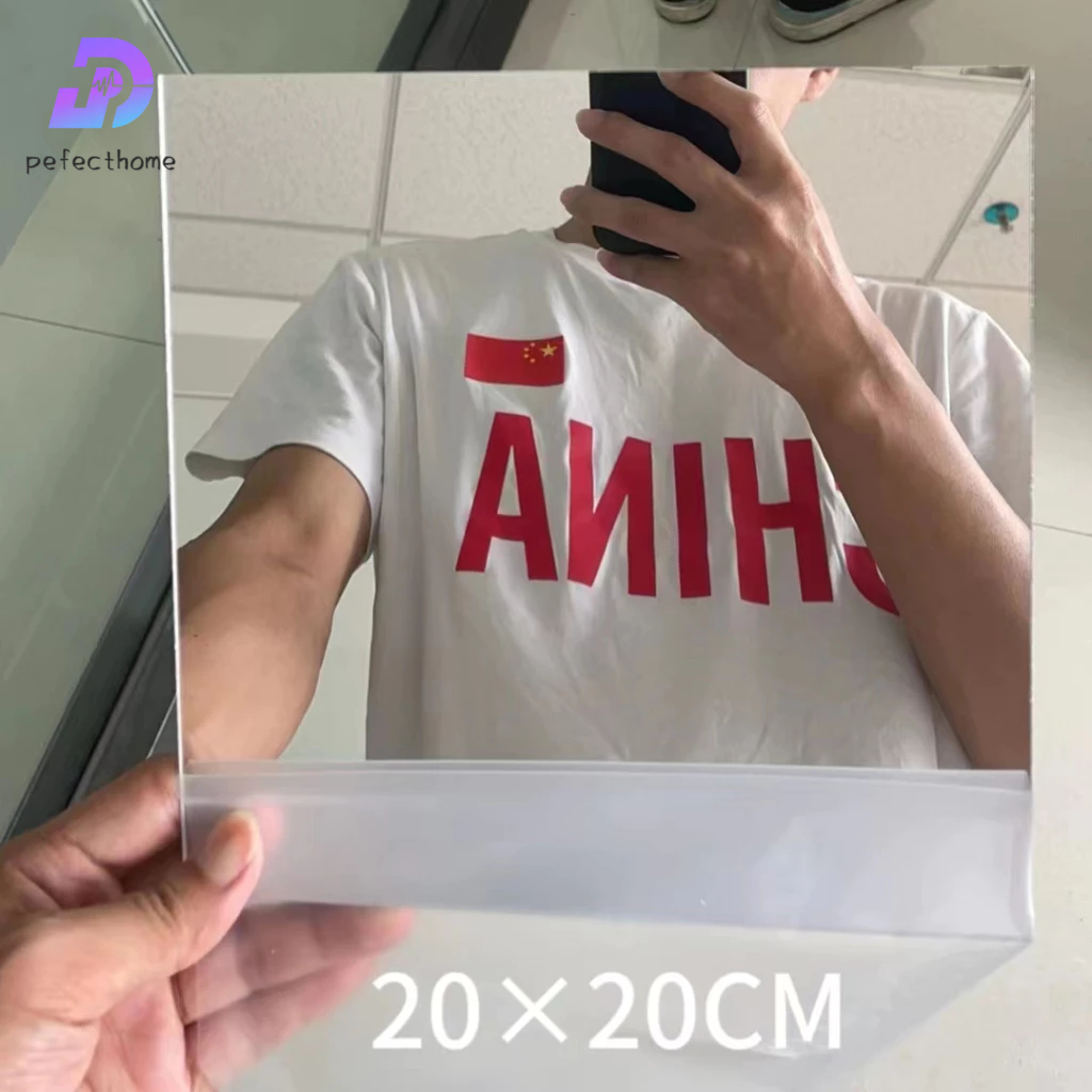 Wall Self-adhesive Wall Mirror Mirror Acrylic Sticker Household Soft ...