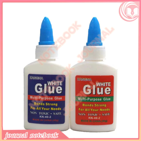 2 IN 1 White Glue 40ML Quick-drying White Latex Student Hand Work ...